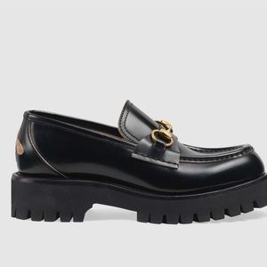 gucci leather lug sole